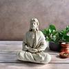 Religious Holy Sculpture Meditating Figurine Handcraft Religious Resins Ornament for Christmas Easters Tabletop Decors