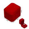 Rounded Flannel Jewelry Box for Rings, Earrings, Pendants, Bracelets, Bangles, and DIY Packaging.