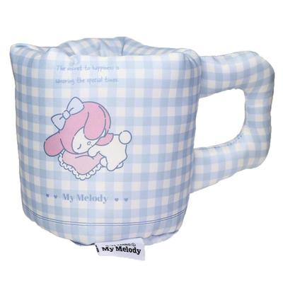 My Melody Trinket Blue Gingham Pen Cute 427404 (Morishita) Mug-Style Holder, Tabletop, Approx. 11x11x13cm, Check, Holder, Item, Gift, Sanrio,