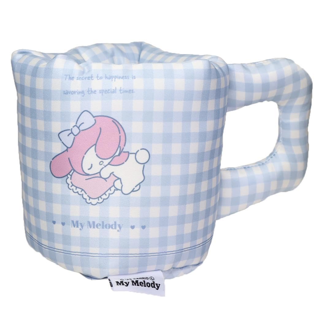 

MORIPiLO My Melody Trinket Blue Gingham Pen Cute 427404 (Morishita) Mug-Style Holder, Tabletop, Approx. 11x11x13cm, Check, Holder, Item, Gift, Sanrio,