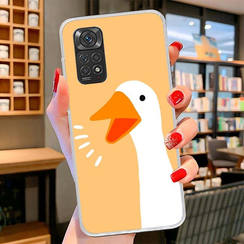 Cartoon Cute Goose Game Cover Phone Case For Xiaomi Redmi Note 15 14 13 12 11 10 Pro Plus 14S 12S 11S 11T 11E 10S Soft Fundas Sh