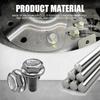 4PCS Car Top Front Skid Plate Bolts, Automotive Replacement Bolts, 12 mm Hex Head Stainless Steel Skid Plate Screws Replacement for 4Runner FJ