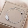 LIKGREAT Virgin Mary Bracelet Cross Pendant for Women Stainless Steel Religious Catholic Amulet Jewelry Gift Adjustable Chain
