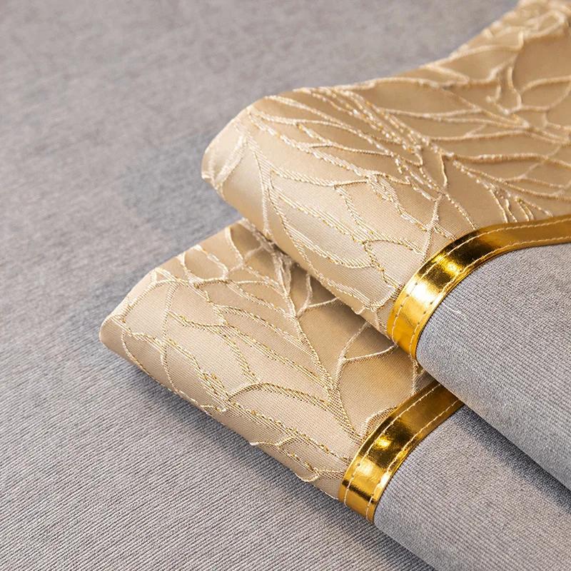 Pernă de canapea Senior 4 anotimpuri Pernă combinată generală Husă pentru prosop spate gri Pânză Anti-alunecare Plăpește invizibil Husă aurie