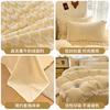 Double-Sided Thickened Milk Coral Fleece Bed Four-Piece Set Flannel Bedding Bed Skirt Fleece Sheet Quilt Cover