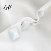 Magnetic Collar Button Cat's Eye Stone Button No Sew Safety Pin for Neckline Embellishment Scarf Shirts Sweater Round Square Love Heart Decorative