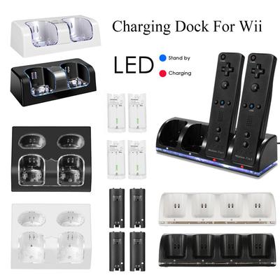 Game Accessories With Rechargeable Battery Charger Dock USB Cable Cradle Charging Station