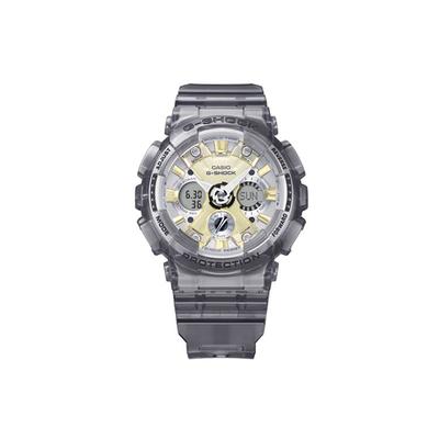 LCD/Analog Dual Display Series Unicorn Luminous Waterproof Sports Quartz Movement Resin Strap Women Watches Gray GMA-S120GS-8APR