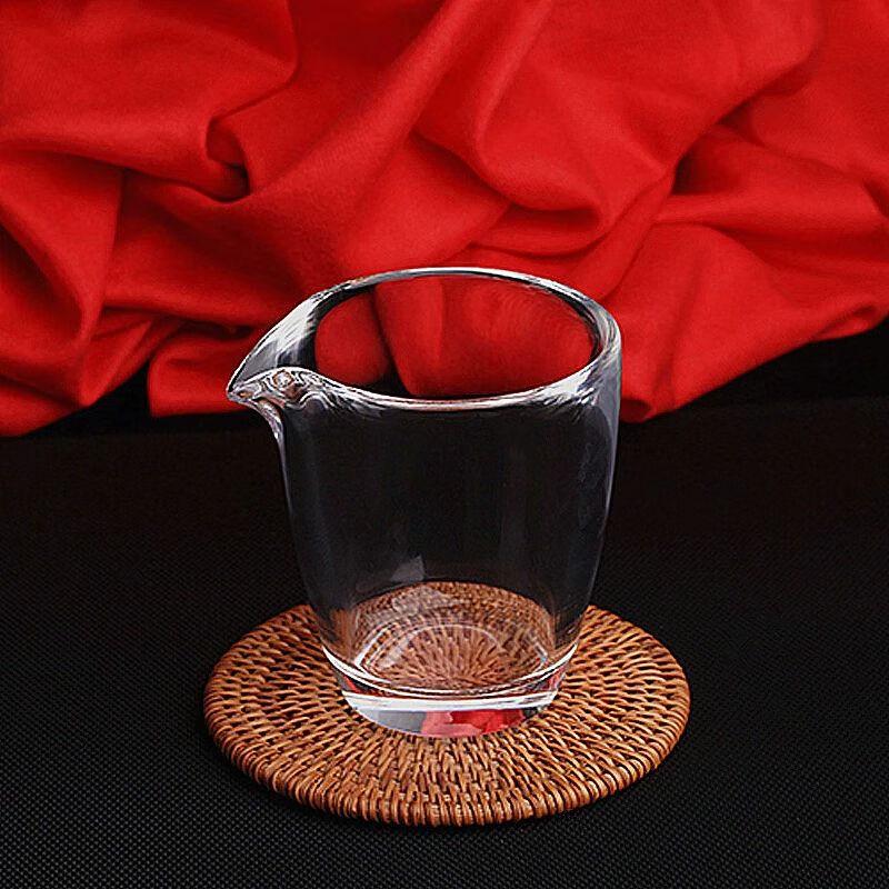 Handcrafted Natural Crystal Gongdao Cup & Teacup Set