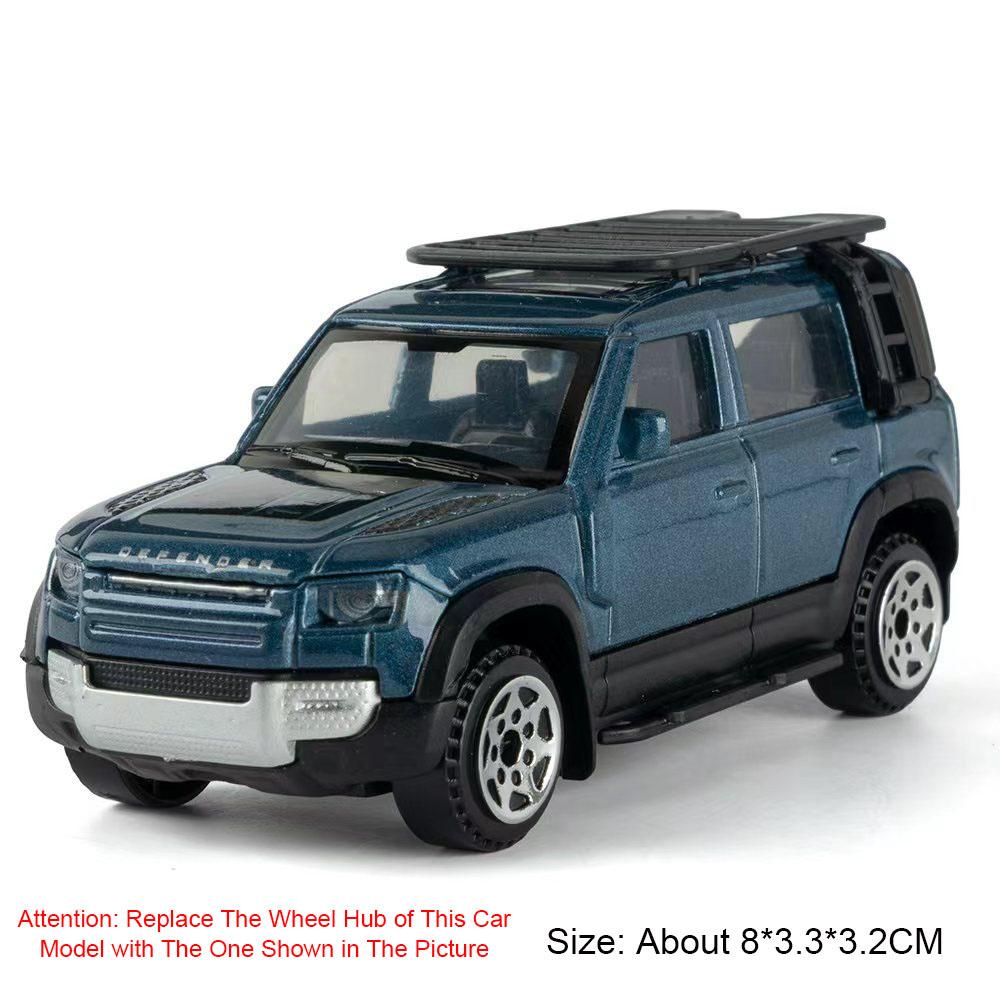 

1:64 Scale Land Rover Defender 110 Toys Models Cars Rubber Tires Miniature Car Alloy Diecast Off-road SUV for Kids Xmas Gifts