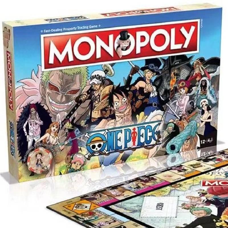 Exciting One Piece Monopoly English Board Game Card Set For Ages Seven To Thirty Five