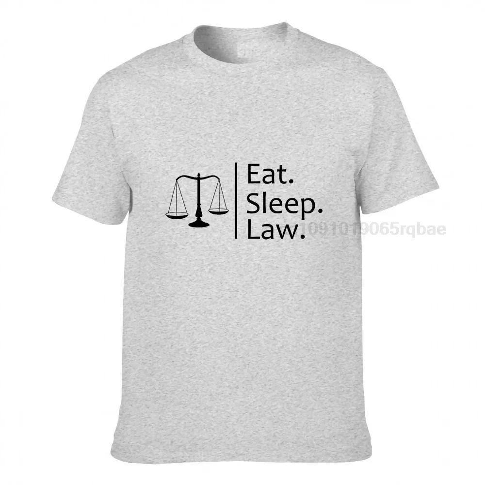 Eat Sleep Law Tshirt Scale Graphic Tees Tops For Lawyer Christmas Gift Shirt Unisex Premium Cotton Summer T Shirts
