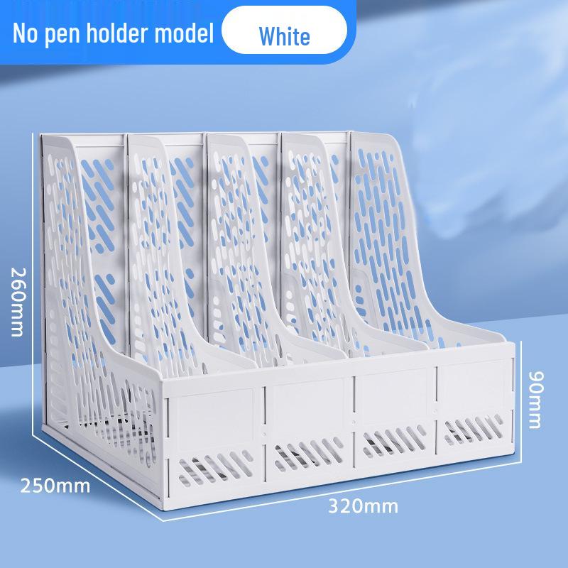 

Багатошаровий настільний органайзер: Коробка для файлів та стійка для офісного приладдя