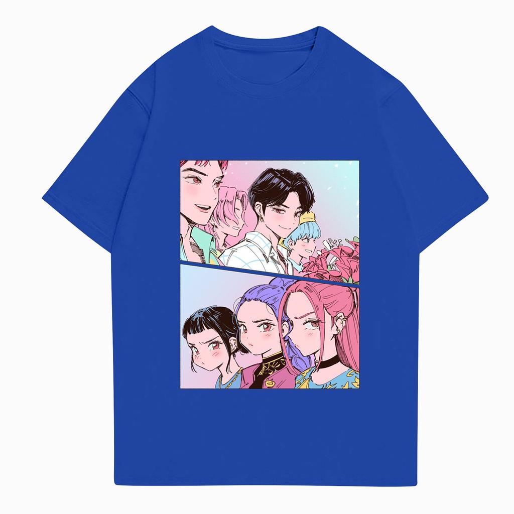 Kid's Anime Printed Short Sleeved T-shirt