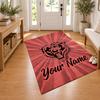 Chicago Bears Custom Name Personalized Rug Non‑Slip Doormat Floor Carpet Housewarming Birthday Gift for Family Friends