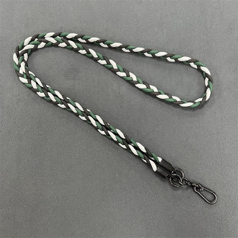 1Mm Polyester Woven Mobile Phone Lanyard Color Strap Rope Badge Camera Key Crossbody Diagonal Cross Hanging
