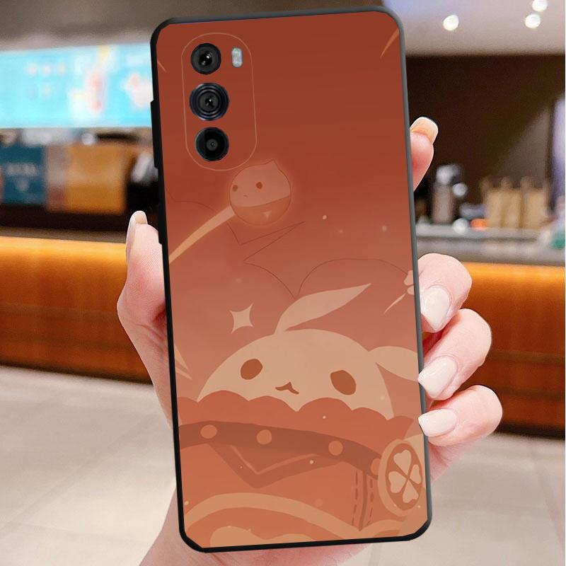 Phone Case For Motorola Edge 50 40 Pro 60 50 40 30 Ultra Neo Fusion Moto G85 G72 G53 G54 G84 G13 G32 Genshin Impact Namecard