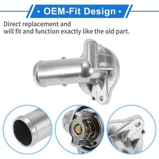 Coolant Thermostat Housing Assembly For Chrysler 300 2011-2024 No.5184977AE New