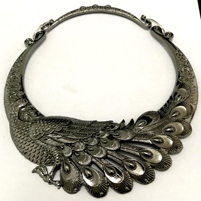 And Peacock Dragon Vintage Pendant Necklace For Ethnic Style Accessories Costume