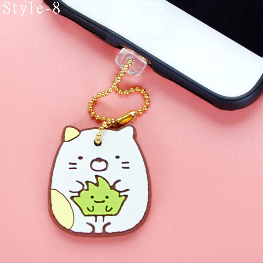 Bouchons Anti-poussière Acrylique Motif Dessin Animé Pour Ports De Charge USB Et Téléphone - Lot De 3 - 3,5x2cm - Protection Fun Et Pratique