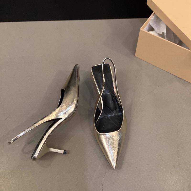 Fashion 2025 Women's Pointed Toe Hollow out High Heels Single Shoes Diamond Embellished Thin Heel Elegant Party Footwears