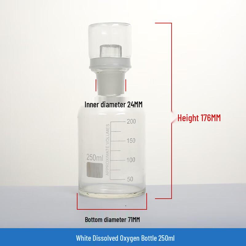 Dissolved Oxygen BOD Water Sample Bottle
