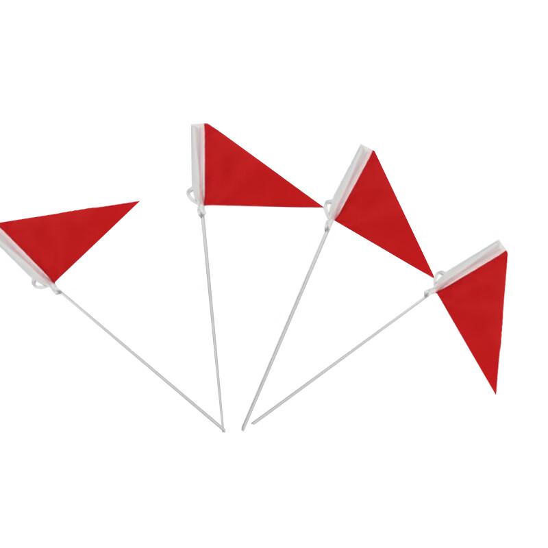 NEWHOPSON Triangular Red Marker Flag 40*30