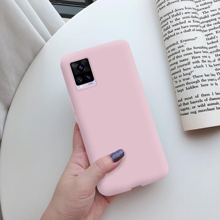 Phone Case For Vivo V20 SE V20 Pro Slim Silicone Case Candy Soft Back Cover Fo VivoV20 VivoV20SE V20SE V 20 V20Pro 6.44" Bumper