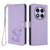 Flip Cards Solt Wallet Leather Bag Case For Xiaomi Redmi Note 14 Pro Plus 13 12 Embossed Cute Cat Book Stand Hand Strap Cover