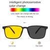 Color Changing Night Vision Sunglasses for Driving Anti High Beam Brightening Vision Sun Glasses Men's Outdoor UV400 Goggles