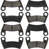 ZICOO Front And Rear Brake Pads For Polaris RZR 900 2015-, RZR 900 S, RZR 900Trail /Trail S, RZR 1000 S/Trail S