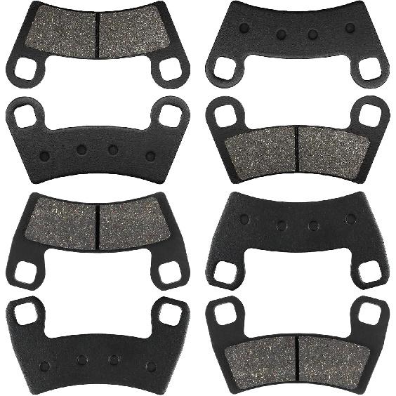 ZICOO Front And Rear Brake Pads For Polaris RZR 900 2015-, RZR 900 S, RZR 900Trail /Trail S, RZR 1000 S/Trail S