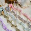 Polyester Pleated Lace Ribbon 3cm Wide Lace Material Ruffle Sewing Fabric Pleated Clothing DIY Supply