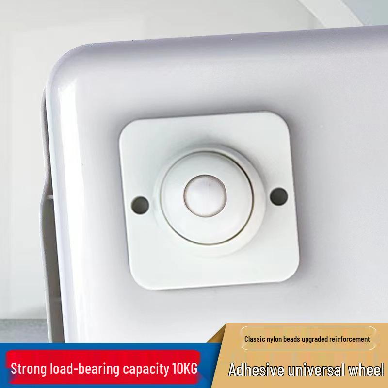 

Transparent Three-Ball Universal Wheel Storage Box | Wear-Resistant Bedside Table with High Load-Bearing Small Pulley