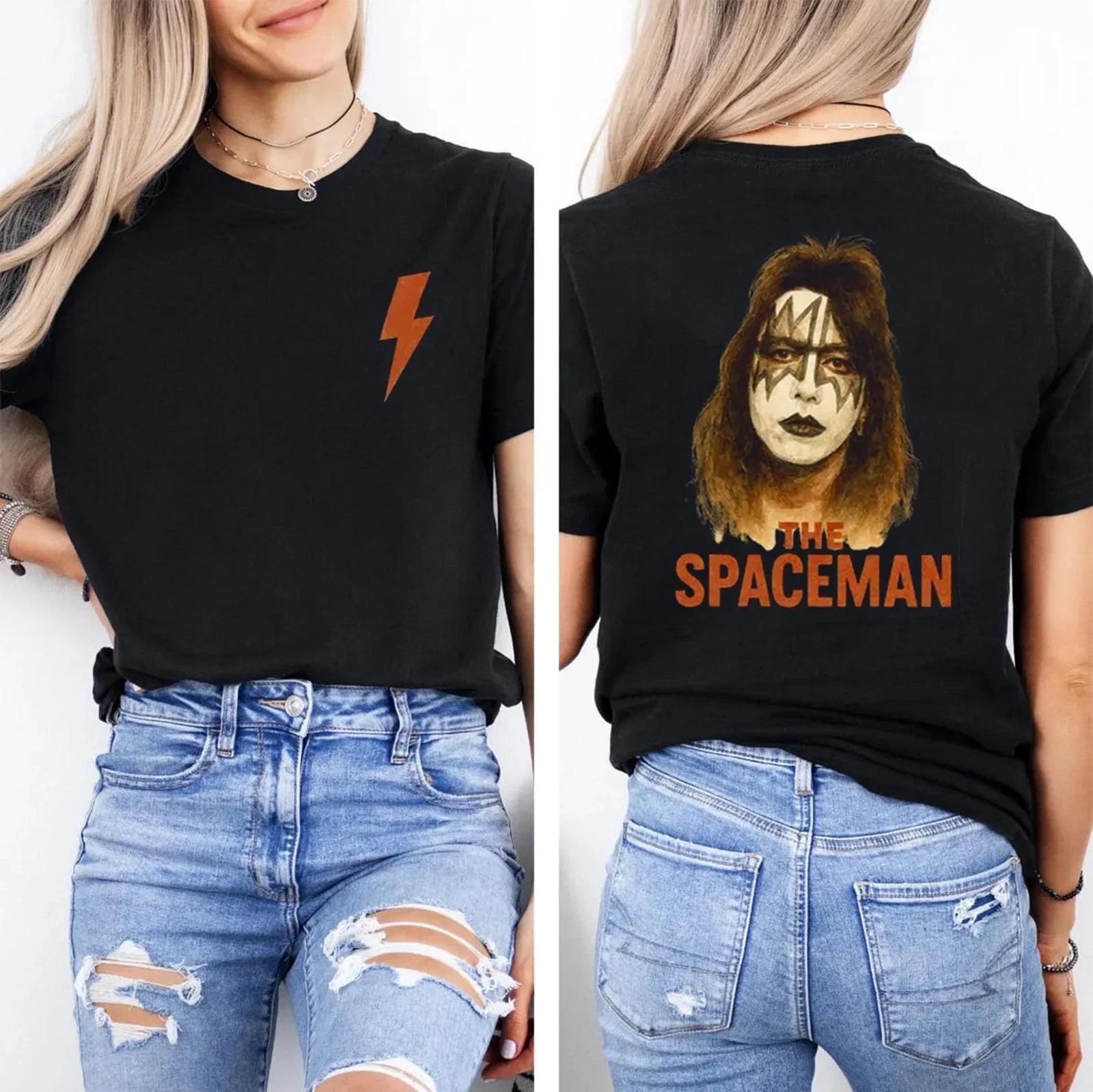 

Ace Frehley The Spaceman Shirt, Vintage 90s Kiss Ace Frehley TShirt, S-4XL High-end Luxury Is for Both Men and Women Top Y2k 4XL