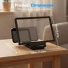 Portable Phone Screen Magnifier for Daily Reading Learning Movie Streaming Enlarged Screen Phone Stand Bracket Tool