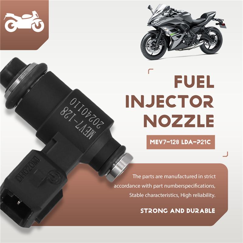 Powerful MEV7-128 Two Holes Motorcycle Fuel Injector Nozzle For 200CC-250CC Motorbike Accessories