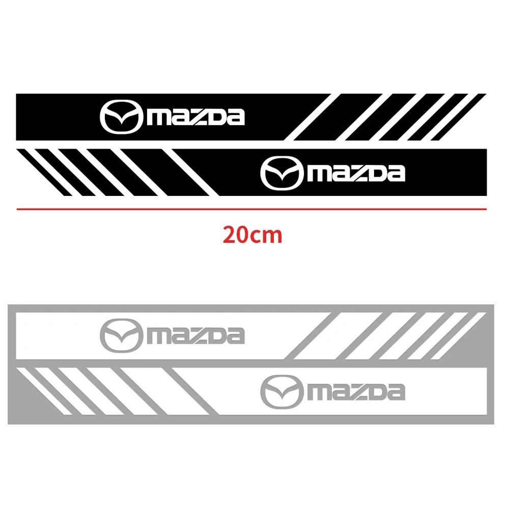 Car Mirror Decoration Stickers Body Trunk Car Emblem Decal Decoration For Mazda 3 4 5 6 Axela Atenza CX-3 CX-5 CX-8 RX8 RX3 MX5 b55
