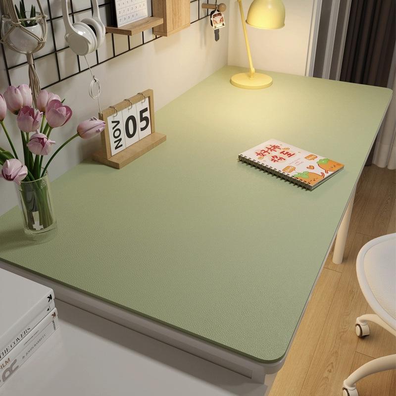 Non-slip Waterproof Desk Mat: Student Eye Protection, Wash-free Leather, Solid Color, Dirt-resistant for Computer or Coffee Table.