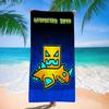 Video G-GameS G-Geometry Dash Microfiber Beach Towel Absorbent Quick Dry Soft Yoga Swimming Resort Mountain Climbing Towel