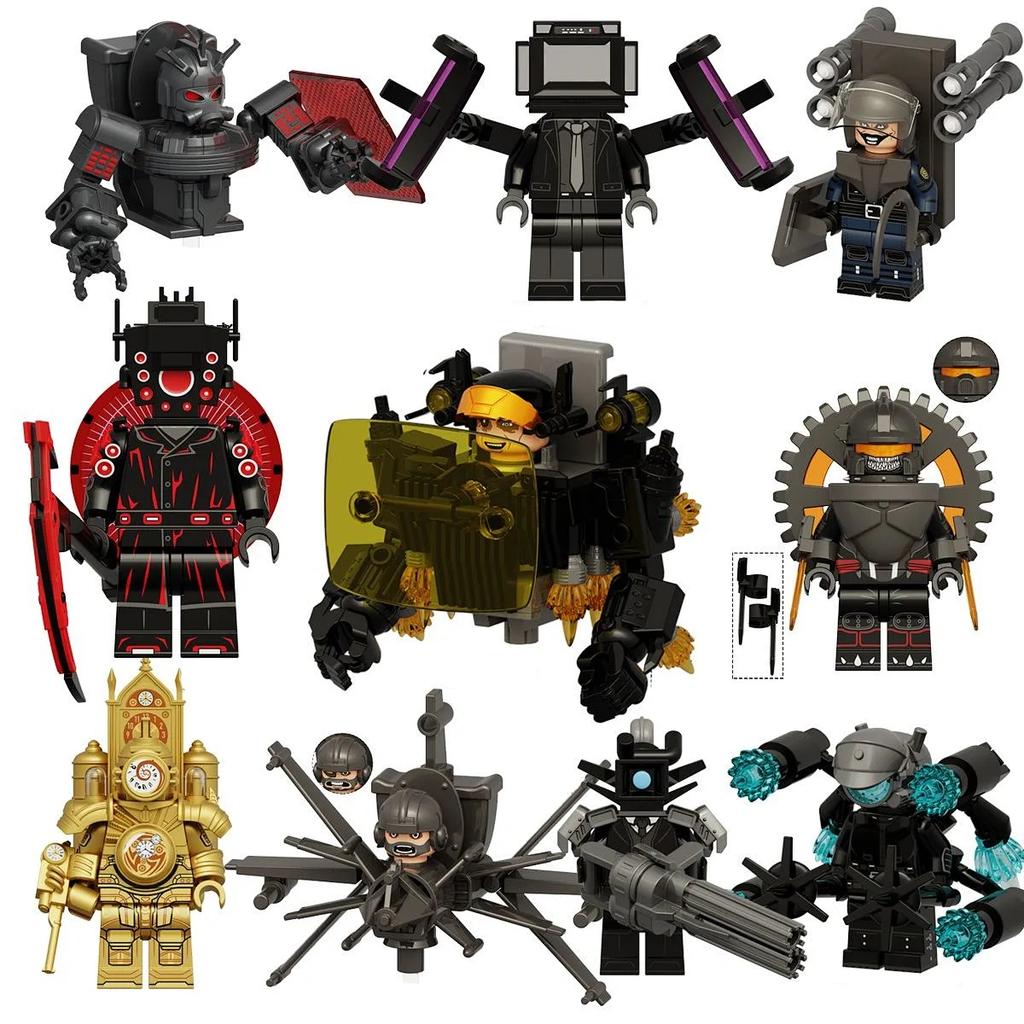 Toilet Man Building Block Toy Gift