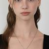 TATIANA (925 Silver) Oval Bar Stone Pendant Necklace NZ2512 Onyx