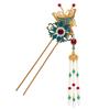 Chinesischer Stil Antiker Haarnadel Perle Hanfu Kopfschmuck Elegante Haargabel Haaraccessoires
