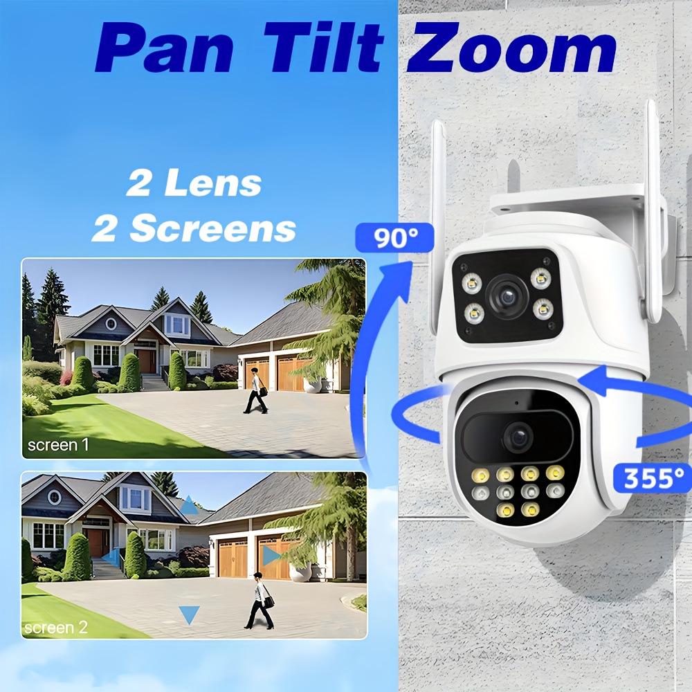 Xiongmai ICSEE 6MP Dual Lens Wireless Bullet-Dome Camera with Dual Screen Monitoring
