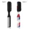 2Pcs Hair Styling Double-sided Comb Black Small Hair Comb Durable Hair Brush  Barber