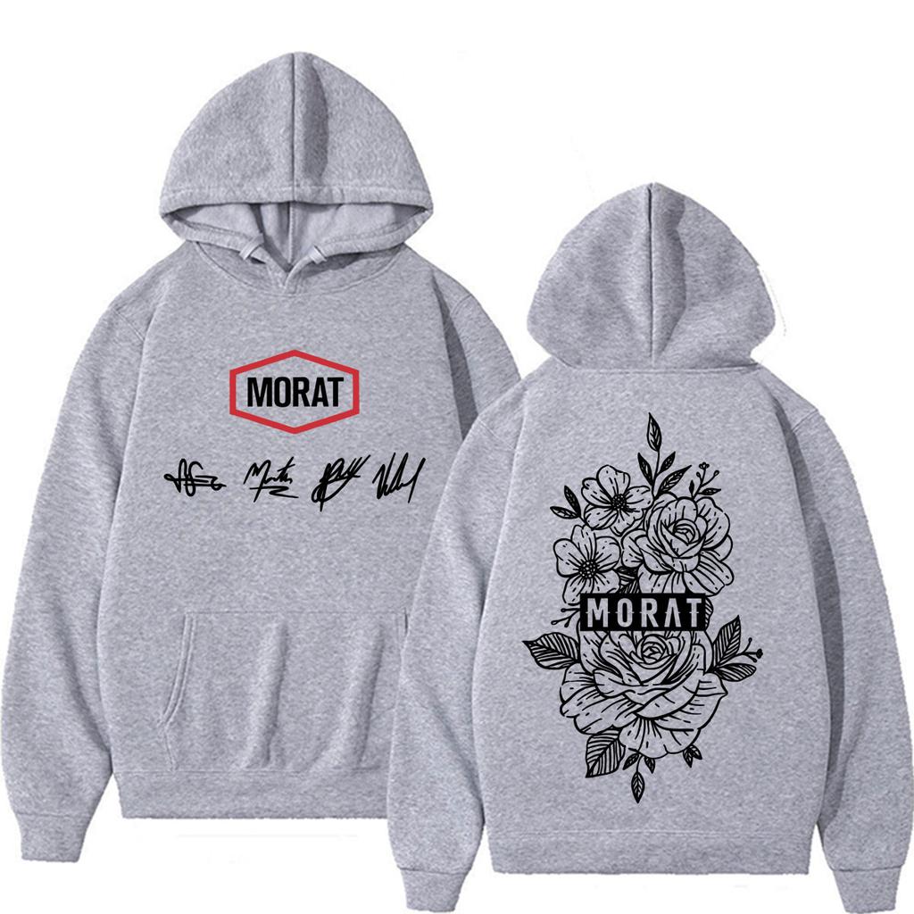 Band Morat Asuntos Pendientes Print Hoodies Unisex Harajuku Streetwear Oversized Hoodie Long Sleeve High Quality Sweatshirts