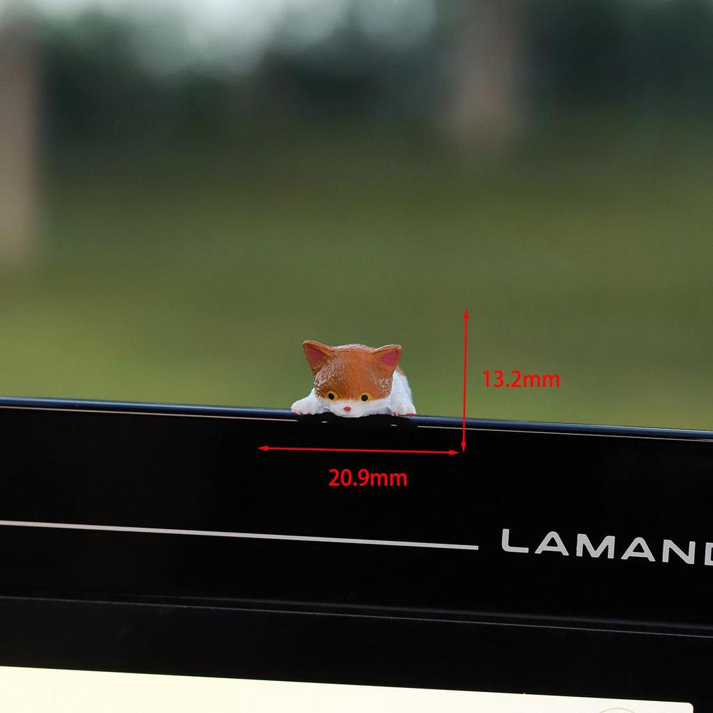 Mini Cartoon Kätzchen Puppe zur Auto- und Büroausstellung