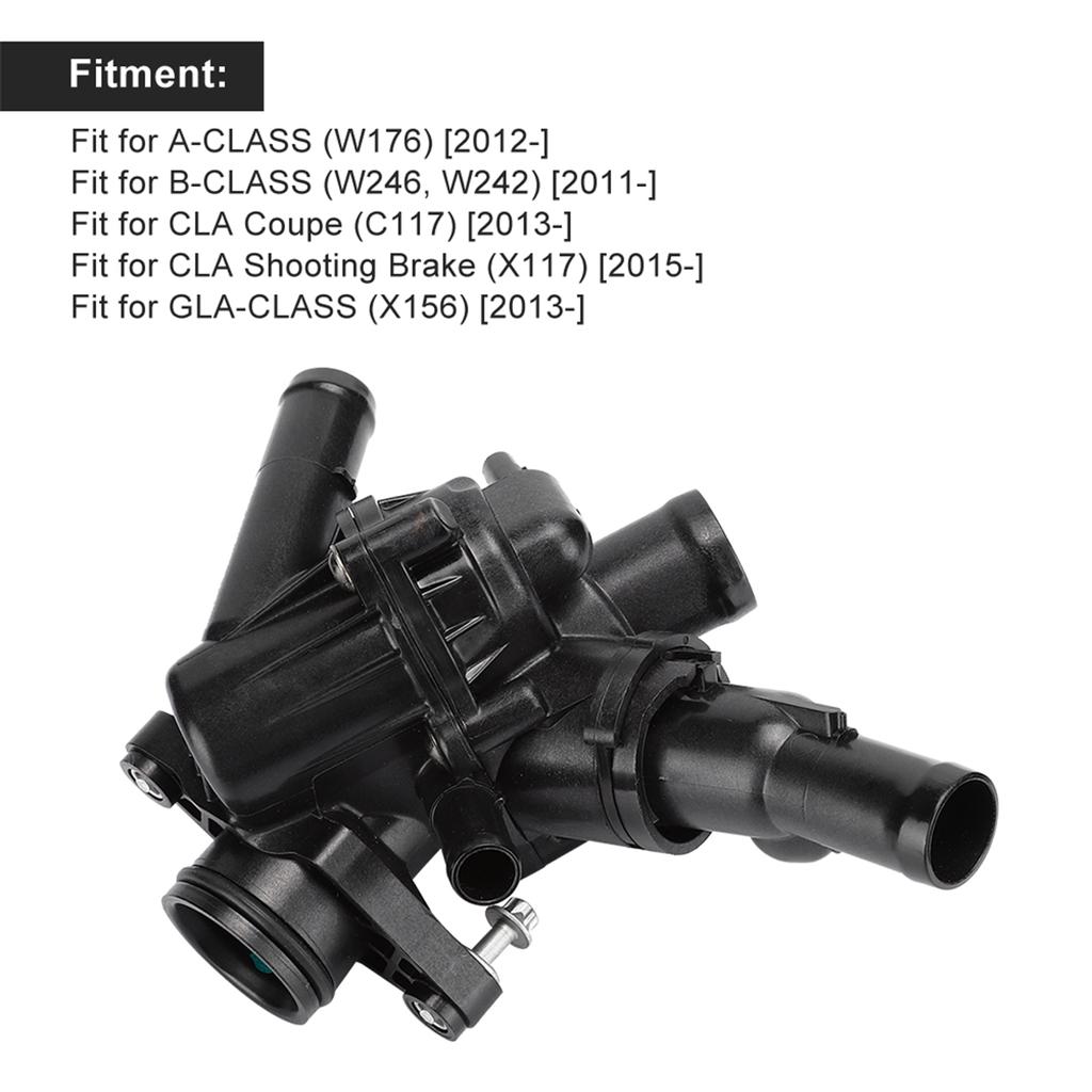 Engine Coolant Thermostat 2702000615 Replacement Fit for Mercedes Benz W176 W246 C117 X156
