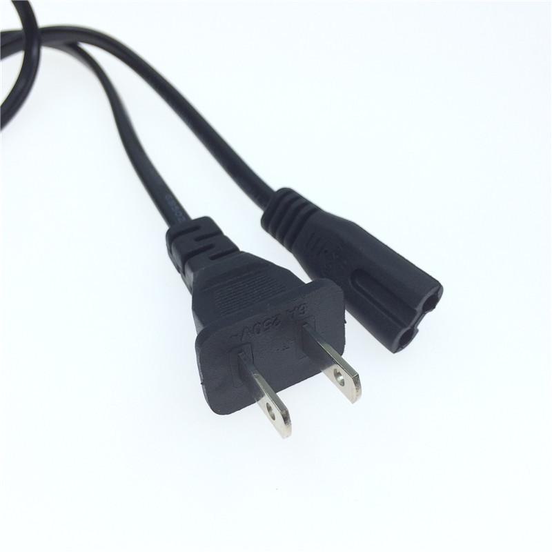 

8-Shaped US/China Standard Power Cord with Two-Pin American Plug Medium, 3, 1.5,