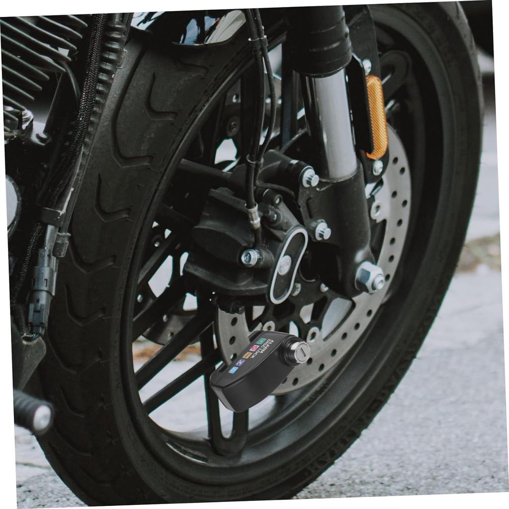 GLEAVI 1 Set Disc Brake Pad Lock Motorcycle Disc Brake Lock Motorcycle Wheel Lock Bicycles Accessories Motorcycle Alarm Brake Lock Alarm Lock Cycling